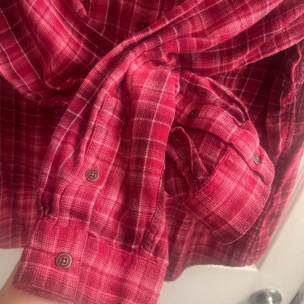 Ariat Ladies Billie Jean Long Sleeve Shirt - Adobe Plaid Size XL - Picture 4 of 5